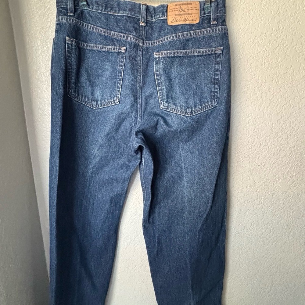 Eddie Bauer Loose-Fit‎ Mens Jeans Blue Denim Size 35x32 - Picture 11 of 12